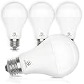 E ENERGETIC LIGHTING 4 Pack 150 Watt LED Light Bulb, Super Bright A21 Soft White 2700K, Non-Dimmable, 2300LM LED Bulb, High Lumen Light Bulbs, E26 Base, UL Listed