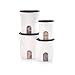 Tupperware One Touch Reminder Canisters Food Storage Set - Dishwasher Safe & BPA Free - (4 Containers + 4 Lids)