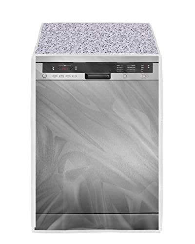Image of Amazon Brand - Umi. Dishwasher Cover Suitable for Bosch of 12, 13, 14, and 15 Place Setting (63X63X81CMS, White & Grey)