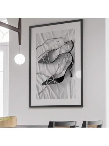 Décoration murale rétro avec l'affiche photo monochrome TONGYINLI pour habiller un dortoir chic - 4