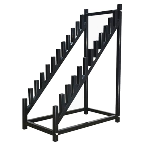 Expositor de baldosas de suelo, de madera y de tablero de fibra, para muestras en salas de exposiciones y tiendas minoristas, con varias filas de almacenam,Black-19.69x23.62x32.68in/50x60x83CM