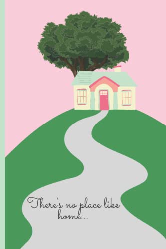 Hiccups Scribbles Dot Grid Journal Notebook, 6 x 9 inches grid paper, 120 cream-colored, dot grid pages for bullet journaling (There’s No Place Like Home)