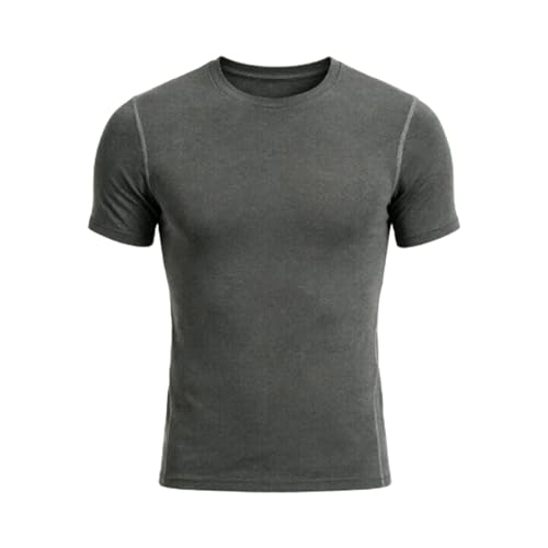 T-shirt manches longues homme en coton coupe ajustée pour l'été