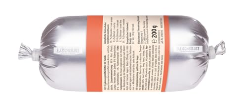 Fleischeslust Meat & Treat Rind (30 x 200 Gramm) - Trainingswurst für Hunde
