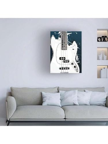 Impression sur toile guitare blanche dynamique XINBAO 60x90 cm - 3
