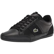 Lacoste Mens Chaymon Sneaker, Black/Black, 7