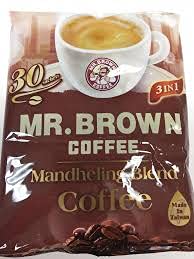 Mr. Brown 3 in 1 Instant Coffee 30 Sachets (Mandheling, 2 Packs)