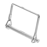 BESPORTBLE Vielseitiger sicherheitsverriegelter Anhänger Hebelstift verzinkt mit Schnellverschluss robust einfache Befestigung passend für Kupplungen und Anhängerkupplungen