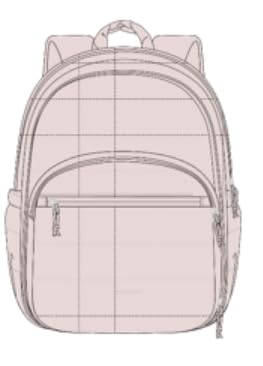 Image of BAGSMART College Laptop Backpack, Travel Backpack for Women, Quilted Airline Approved Carry On Backpack Fits 17.3 Inch Laptop, Personal Item Travel Bag, Blush