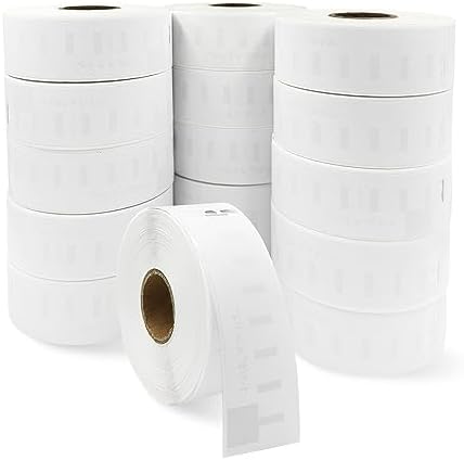 Dymo Compatible Address Labels - 2 Rolls, Black On White For Shipping & Mailing