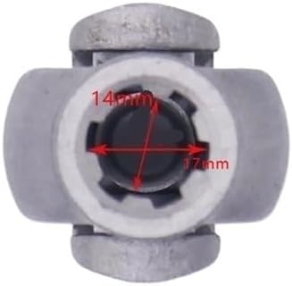 1 Piece ATV UTV 6T 14mm 17mm Double D Phosphating Steering Ball Joint Fit for Go Cart Buggy Terrain