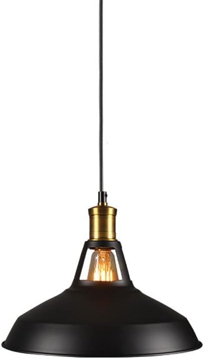 Suspension noire 31cm pour îlot central résout le manque de lumière en cuisine