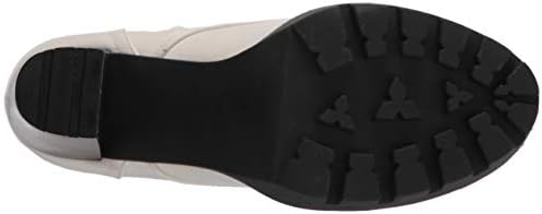YOKI-ELAN-61 Women's High Heel Lace Up Bootie, White, 10 M US | Image 3