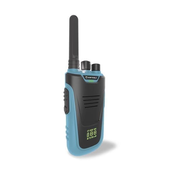 KIDYWOLF Walkie-Talkies mit Taschenlampe blau/rot