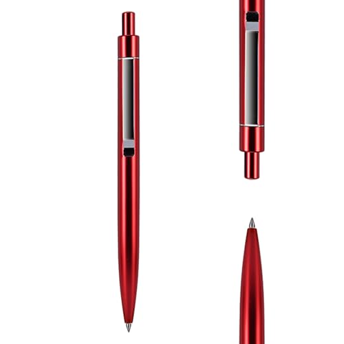 Stylo a bille en metal rouge DUNBONG encre noire le cadeau parfait pour vos collaborateurs