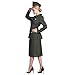 EraSpooky Womens WW2 Army Costume Adult 1940s Military Soldier Halloween Uniform with Jacket Skirt and Hat