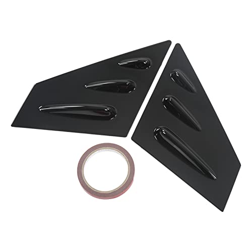Persiennes de fenêtre de becquet latéral pour look sportif en ville et sur autoroute