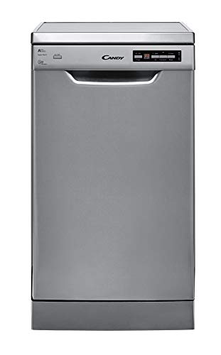 Candy CDP 2D1145X - Lavavajillas 45 cm independiente, 11 servicios, 3a bandeja, 7 programas, 45dBA, clase A++A, inox