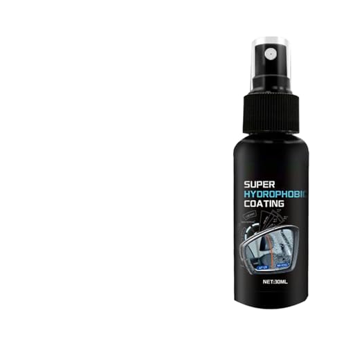 Cubo de vidrio de automóvil - 30 ml de aerosol hidrófobo del parabrisas | Tratamiento de ventanas anti-fog para conducción segura, cuidado exterior del vehículo, espejos retrovisores, mantenimiento au