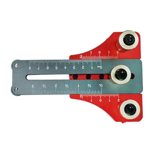 Buhdjfnke Plantilla Corte Fino, Guía Plantilla para Mesa, Herramientas Corte Repetitivo Tiras Estrechas Ajustables, para Ranuras 3/4 Pulgada X 3/8 Pulgada para Mesa