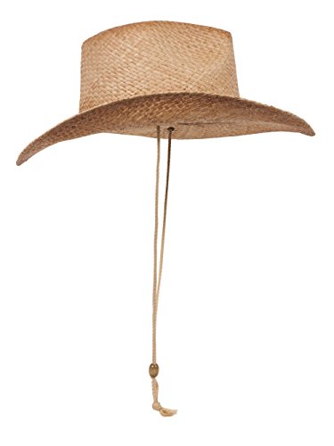Top Headwear Raffia Western Cowboy Hat - Tea Stain #TOP1