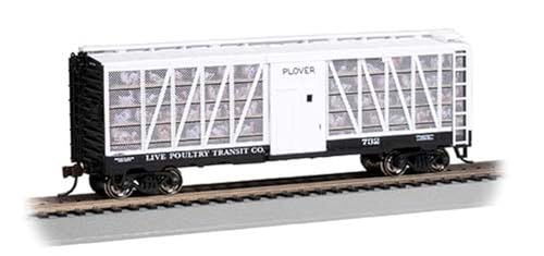 Wagon transport de volaille Bachmann HO pour décor de campagne