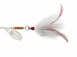 Mepp's Musky Killer Spinnerbait, Silver-WHT-Tail, One Size (BM S-W)
