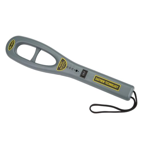 Detector de metales de seguridad ergonómico con sensibilidad ajustable y alertas de vibraciones sonoras para aplicaciones profesionales Sensibilidad ajustable