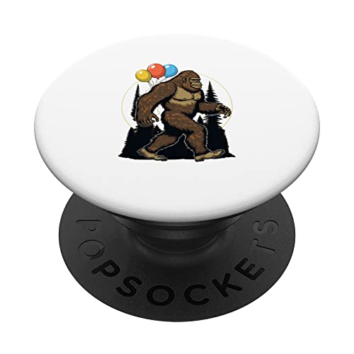 Bigfoot Birthday Sasquatch Birthday Party PopSockets PopGrip Intercambiable