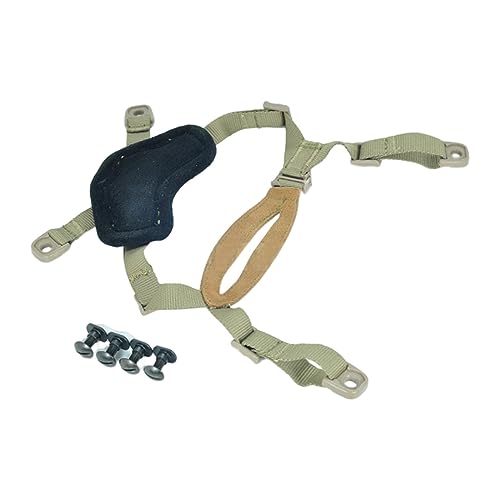 Kokiya Sistema de suspensão Chin Strap Lanyard Bump Capacetes com parafusos e parafusos Capacete de