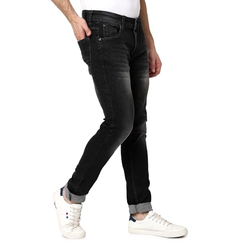 Image of Spykar Men's Skinny Fit Low Rise Jeans