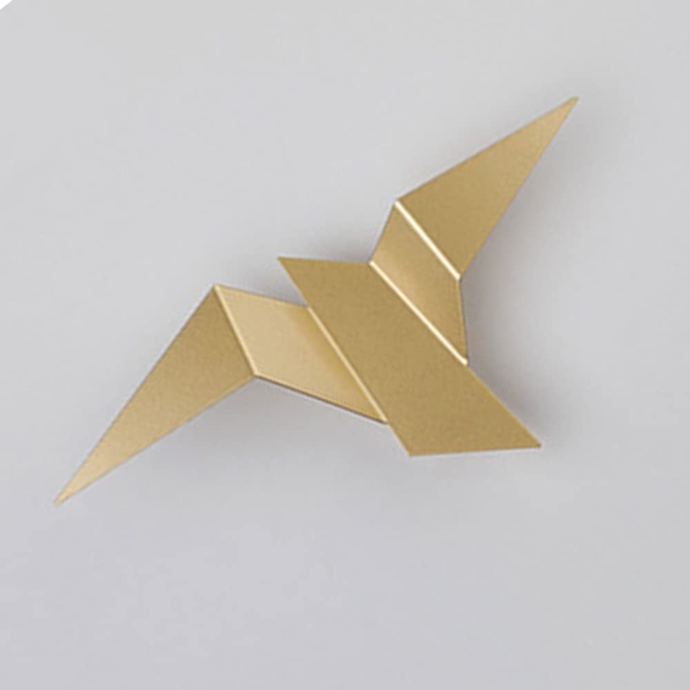 HYJAUSXB Small Wall Lights Indoor 3000K丨Bird Lamp Geometric Shape Mount Light Fixture丨Modern 3W LED Sconces Lighting Fixtures丨Wall Wash for Bedroom Headboard Home Décor (d)