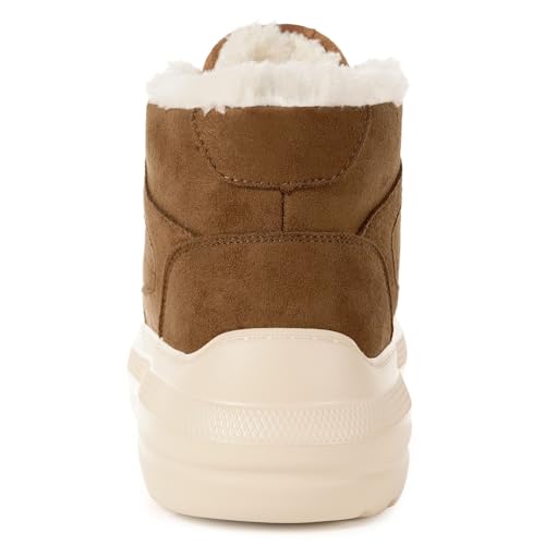 Bottines cuir suédé imperméable et antidérapant pour marcher au chaud cet hiver - 5