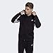 adidas Men's Must Haves 3-Stripes Full-Zip Hoodie Black/White Large