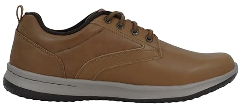 Skechers Men's Delson-Antigo Oxford, Tan, 10.5 M US