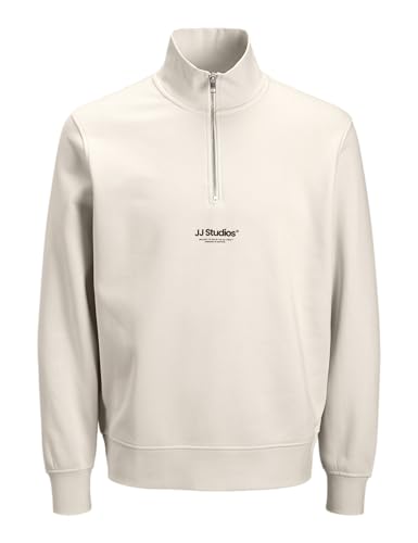 JACK & JONES Jjesoho - Sudadera para Hombre con Cremallera Hn Noos Jnr, Moonbeam, 152