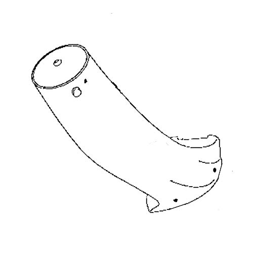 Husqvarna 187300 Lawn Tractor Bagger Attachment Lower Chute Genuine Original Equipment Manufacturer (OEM) Part