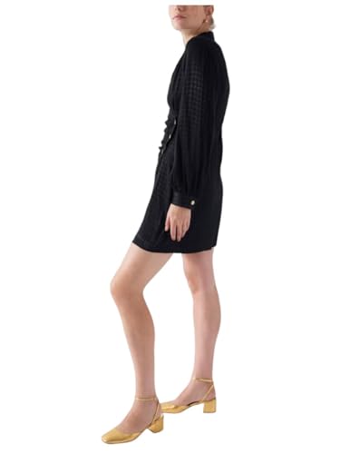 Robe satinée avec motif Salsa une création fluide aux finitions premium