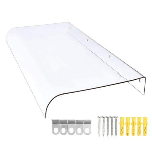 Auvent d'extérieur anti-UV et abri contre la pluie en polycarbonate