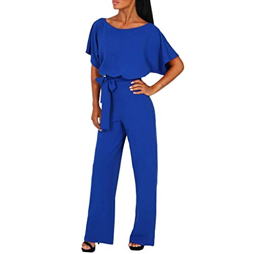 Mono largo mujer con bolsillos y diseño de pierna ancha para verano