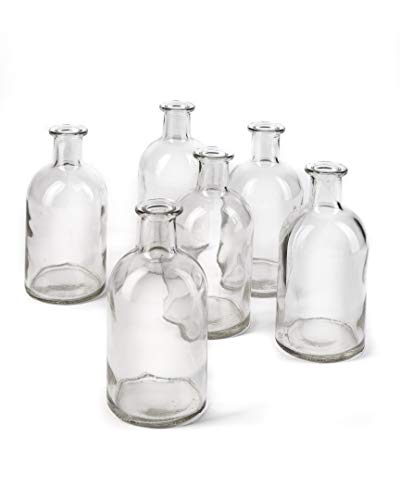 Bud Vases, Apothecary Jars, Decorative Glass Bottles, Centerpiece for Wedding Reception, Elegant Antique