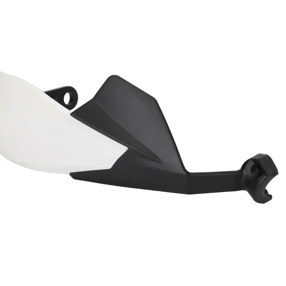 Protectores Manos Moto Protector Manos Universal Motocicleta Protector Manija Protector Palanca Embrague Freno Prueba Viento Protector Parabrisas(White)