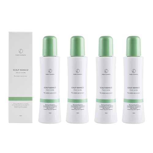 育毛剤 女性用 ノンアルコール スカルプははこ 120ml 発毛 育毛 ボリュームアップ 抜け毛予防 アルコール0% アルコールフリー 低刺激 保湿成分配合 ヘアカラー可、白髪染め可、パーマ可 発毛剤 レディース 女性用育毛剤 医薬部外品(4本セット)