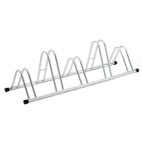 PER TUTTI I TIPI DI BICI - Ideale per biciclette con ruote con uno spessore da 6 cm, può essere utilizzato come posteggio bici in garage, spazi abitativi ed esterni.