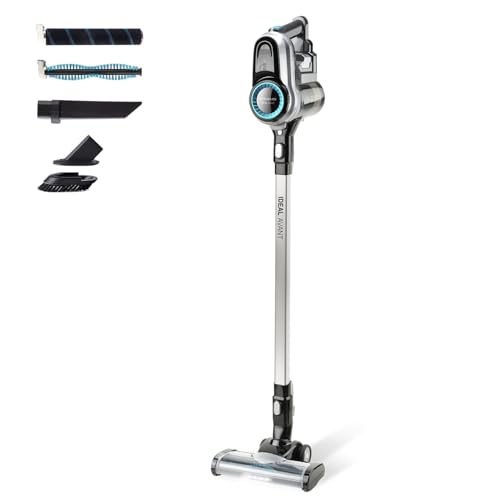 Taurus Ideal Avant - Aspirador 3 en 1. Aspirador Escoba, Aspirador de Mano y Lanza EXTENSIVE. 29.6V. 650 ml. Zapata Turbo Brush con 2 cepillos. HEPA. 180º. Autonomía de 45 min. Simple Charge. Gris.