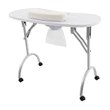 Manicure Table Nail Collector Modern Nail Station Weiß Rechteck