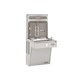 Elkay LVRCGRN8WSK EZH2O Bottle Filling Station and Single High Efficiency Vandal Resistant Cooler, Filtered 8 GPH, Stainless Steel