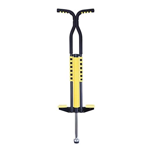 PaJau Pogo Stick Stilts Springs Doll Jump Balance Sports Trainer Outdoor Sports, Great for Improving Balance and Coordination (Load Range: 55-132 pounds, 40.9in x 11.6in x 2.3in)