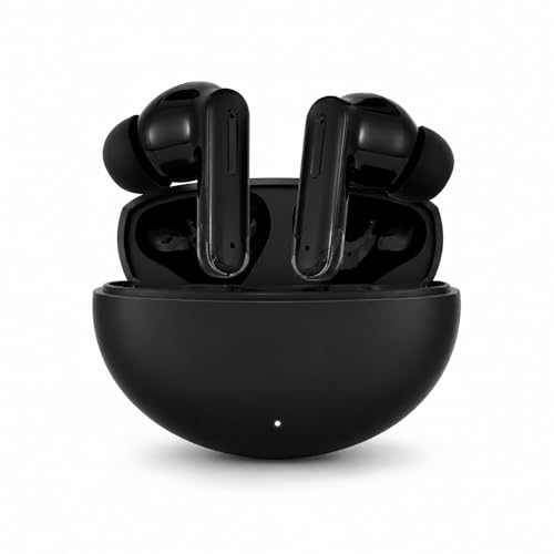 Image of Wireless Bluetooth 5.3 Earbuds with ENC Quad Mic, 40 Hours Playtime, Low Latency Gaming Mode, Deep Bass Stereo Sound, Touch Control, USB-C Charging, in-Ear TWS Earphones