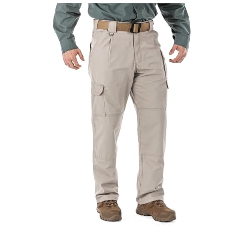 5.11 Tactical Men's Cargo Work Pants, Regular Fit, Cotton Canvas 7 Pockets Pant, Style 74251ABR4